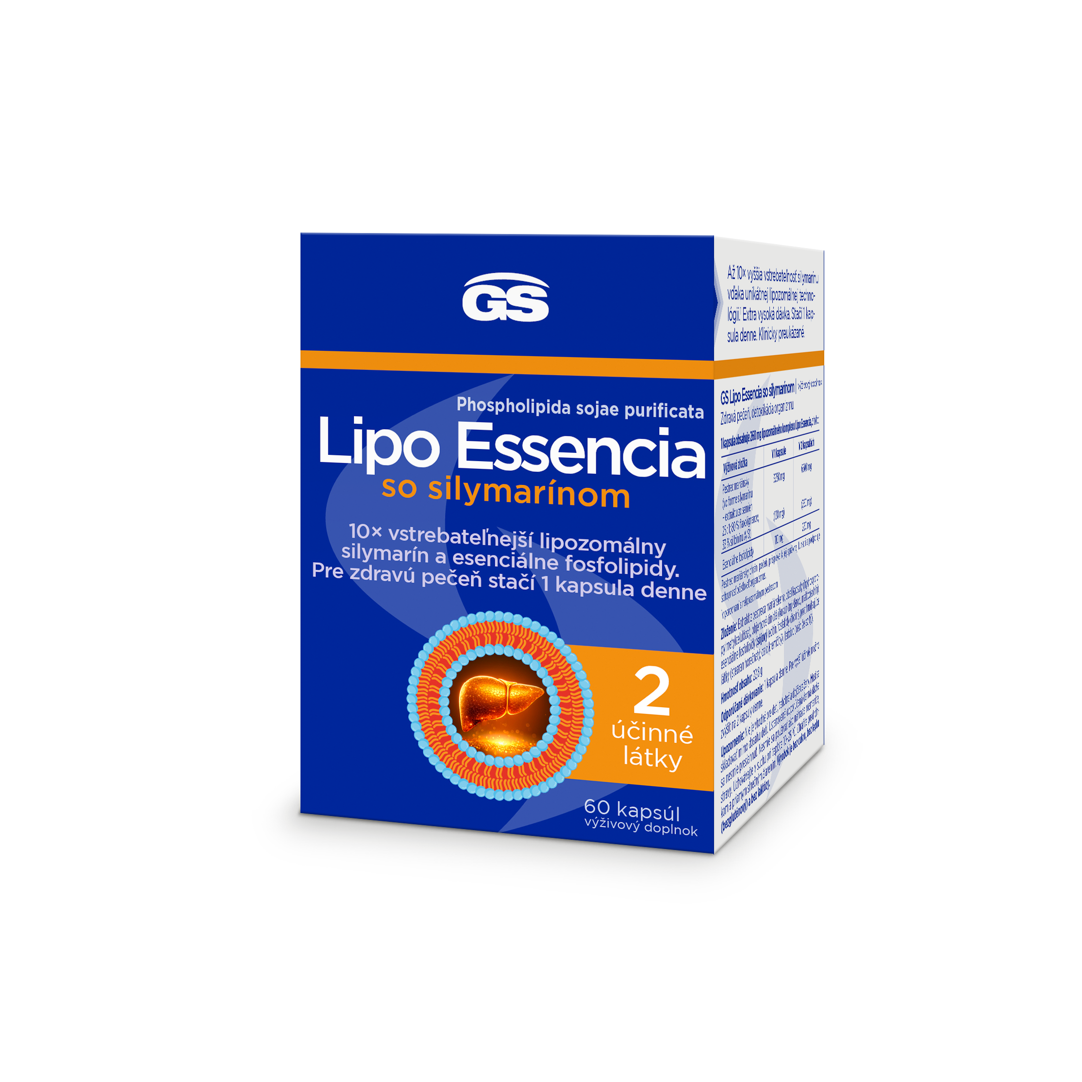 GS Lipo Essencia so silymarínom