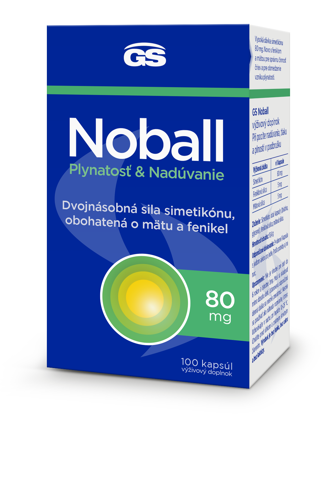 GS Noball, plynatosť a nadúvanie