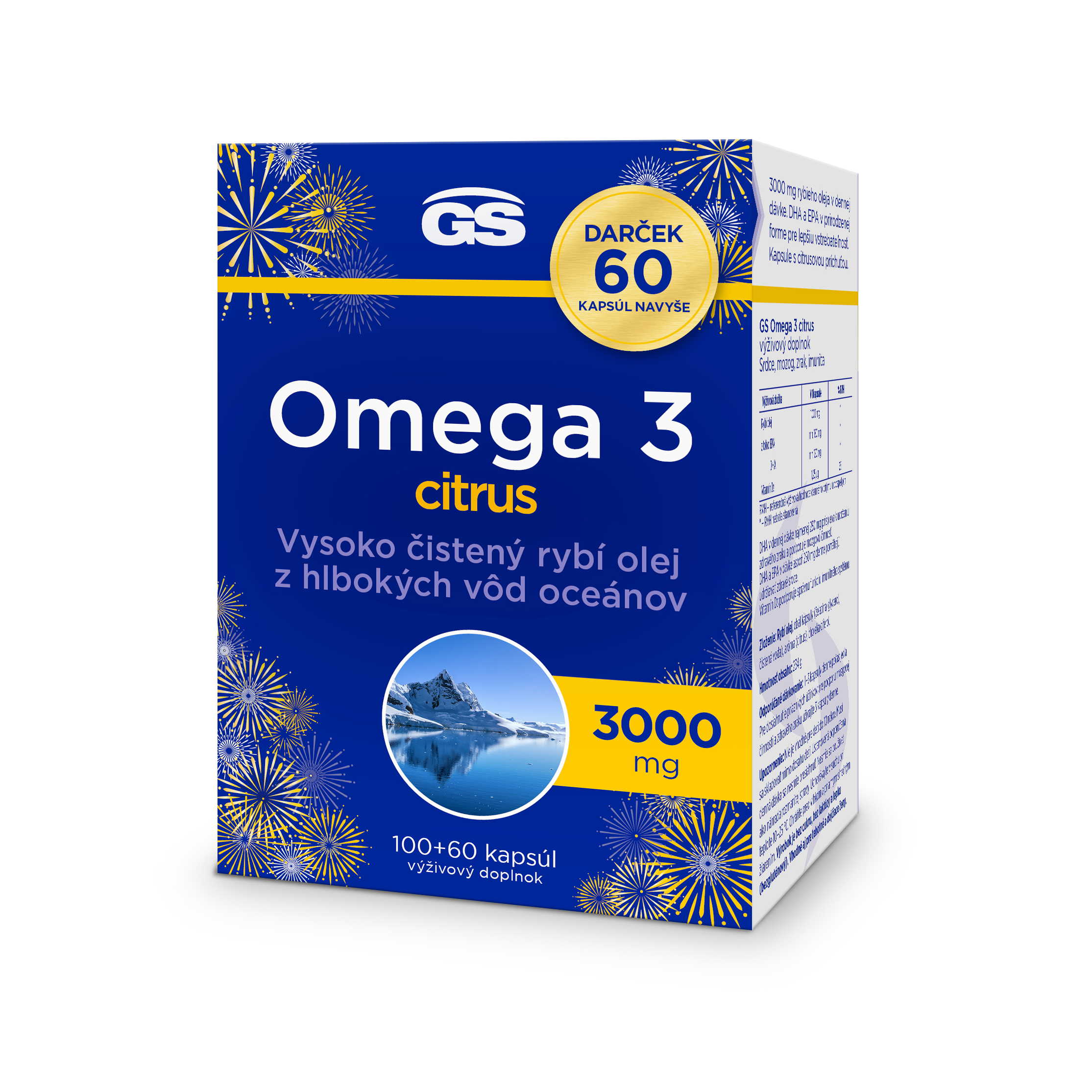 GS Omega 3 citrus cps. 100+60 darček