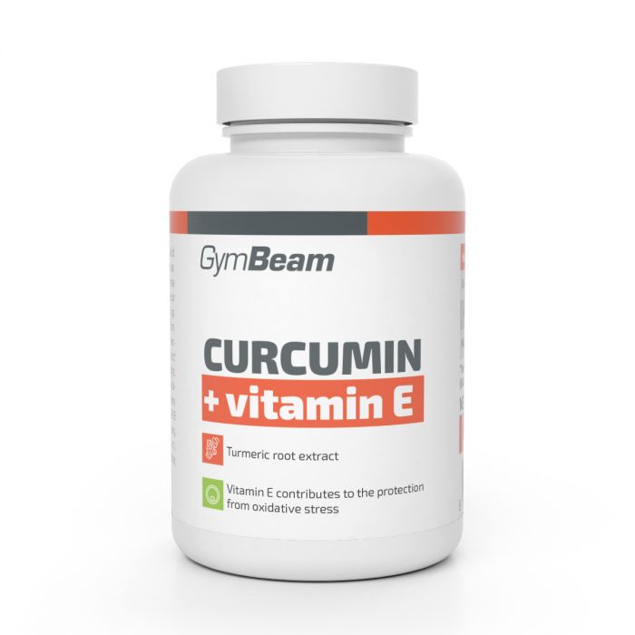 Gymbeam kurkumin + vitamin e 90tbl