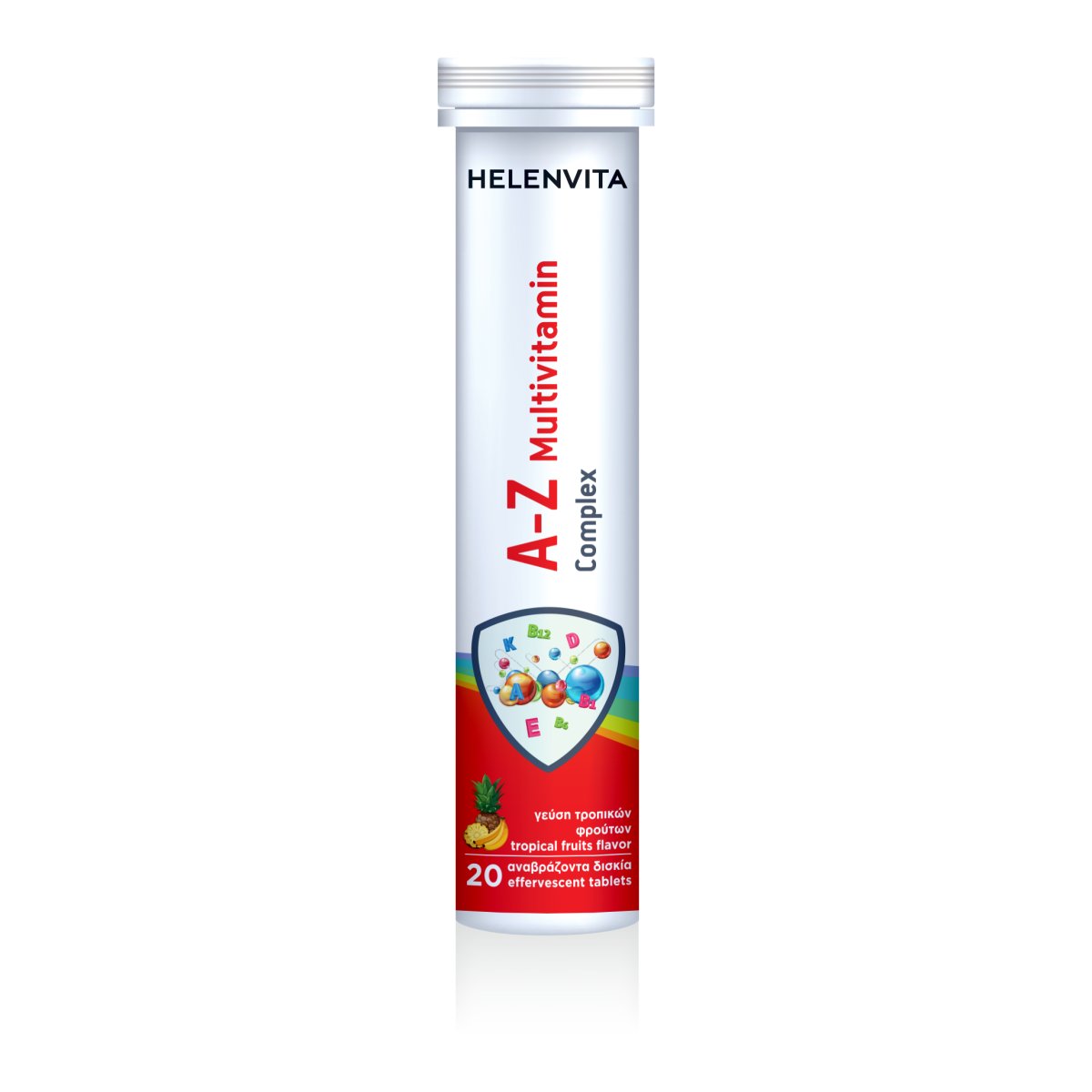 Helenvita A-Z Multivitamin Complex 20 šumivých tabliet, tropické ovocie