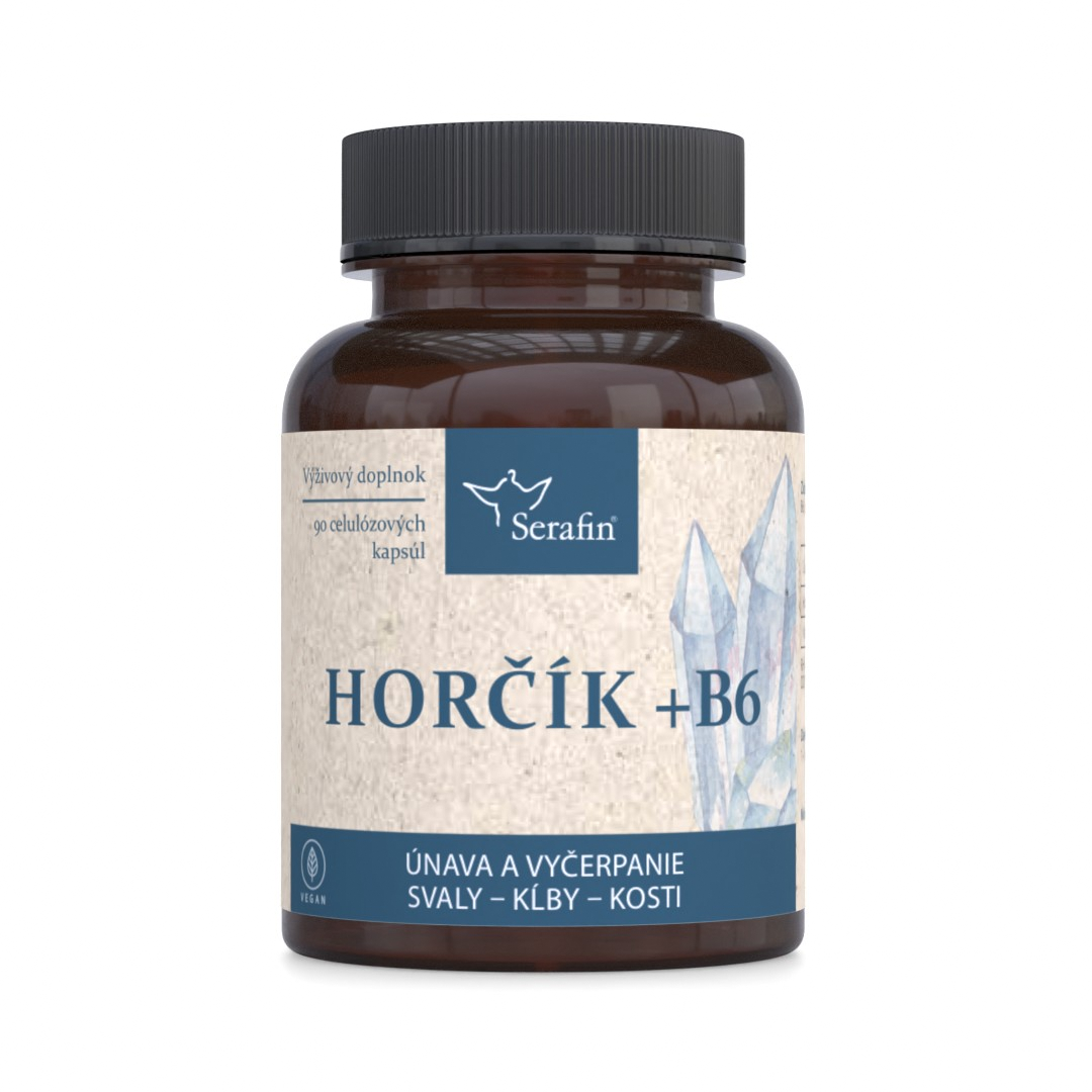 Horčík bisglycinát + B6 300 mg 90 kapsúl
