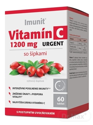 Imunit Vitamín C 1200 mg URGENT