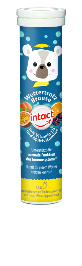 INTACT OTUŽILÝ MEDVEĎ šumivé tab. MULTIVIT. vit.D3