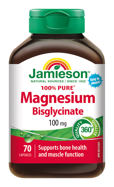 Jamieson Magnesium Bisglycinate 100mg