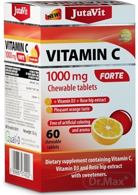 JutaVit Vitamín C 1000 mg FORTE