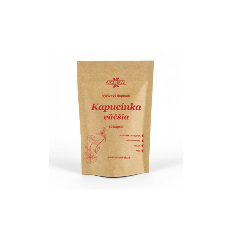 Kapucínka väčšia - 600 mg - 60 kapsúl