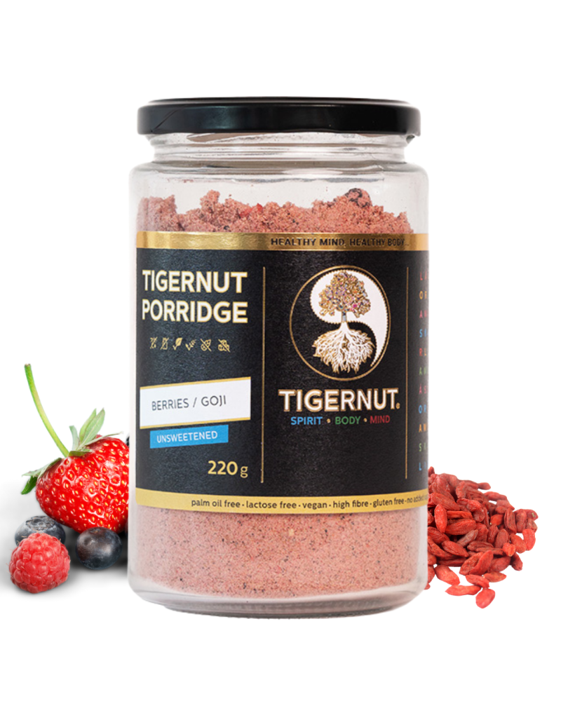 Kaša s bobuľovým ovocím a goji