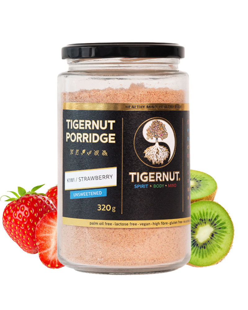 Kaša s jahodami a kiwi