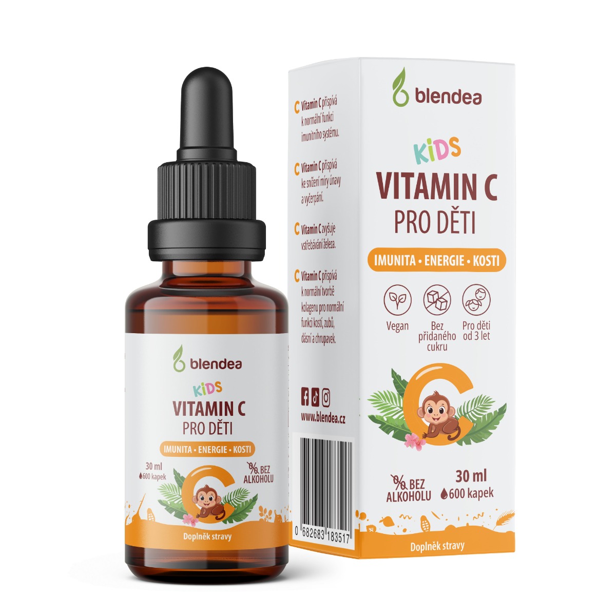 KIDS Vitamin C kvapky pre deti