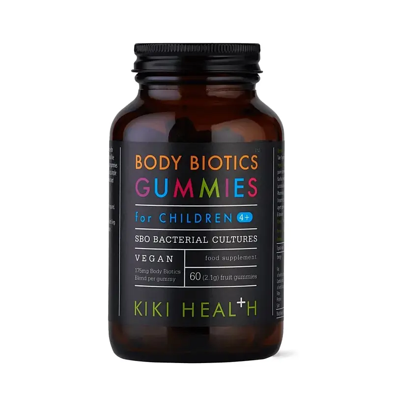 KIKI Health Body Biotics 400 mg - Vegánske probiotiká, 60 kapsúl