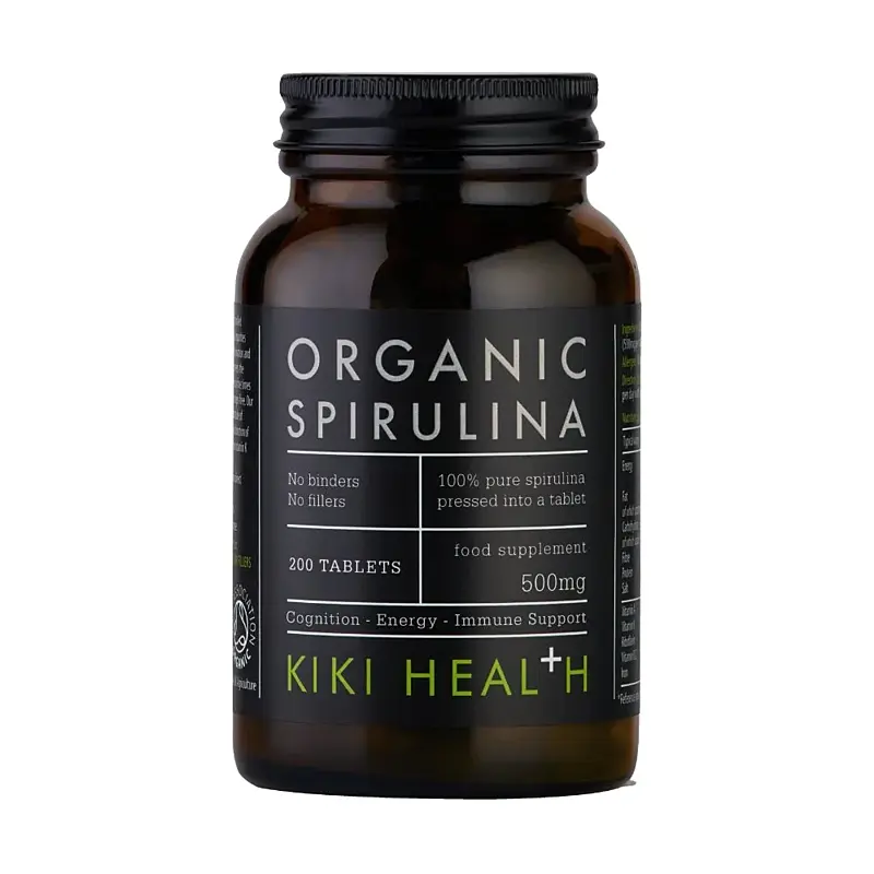 KIKI Health Spirulina tablety - BIO, 200 tabliet