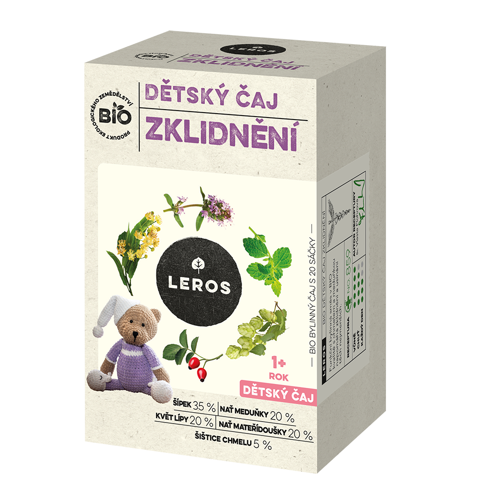 LEROS BIO DETSKY ČAJ UPOKOJENIE