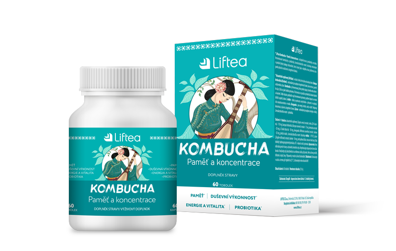 LIFTEA KOMBUCHA - PAMÄŤ A KONCENTRÁCIA