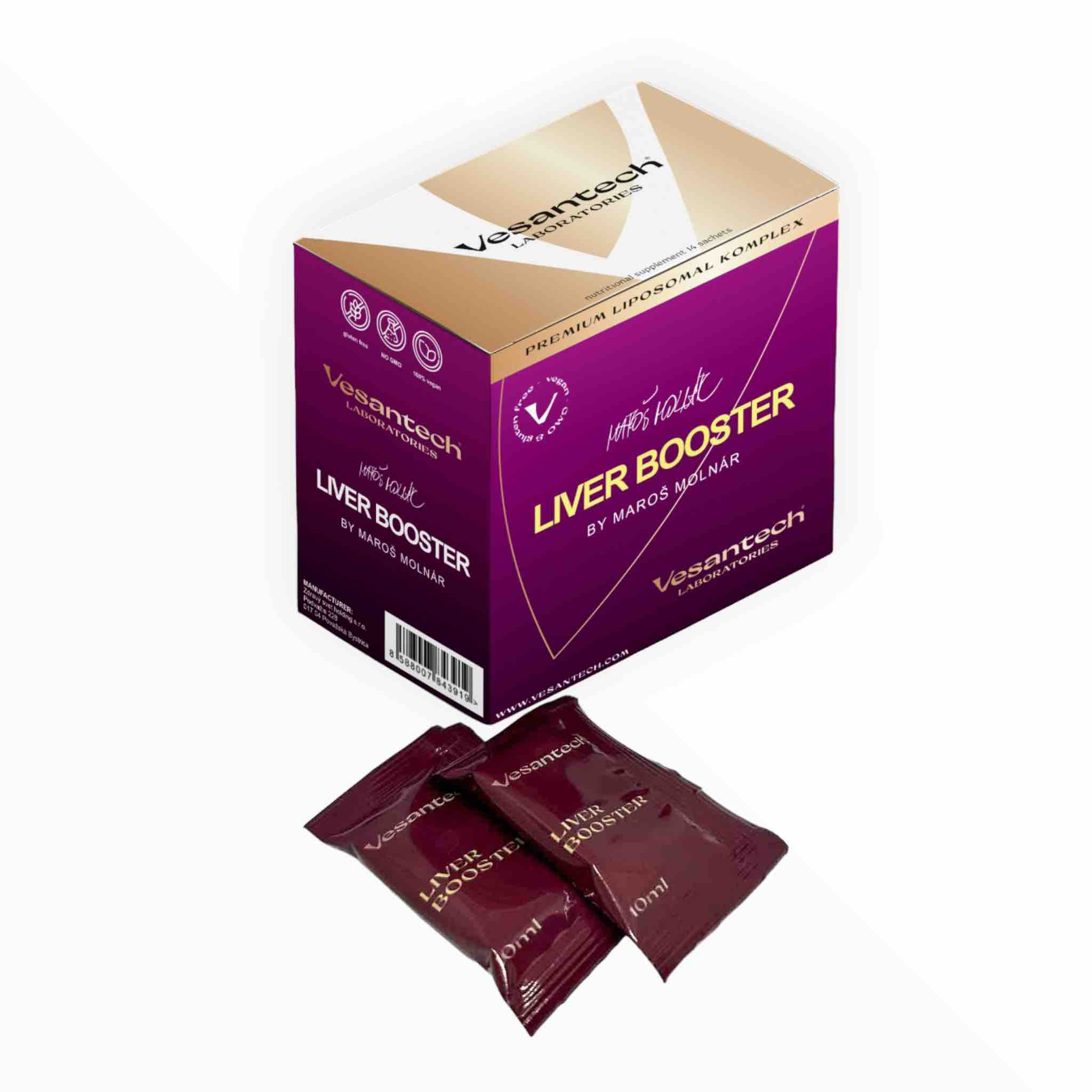 Lipozomálny Liver Booster na pečeň Shotbox