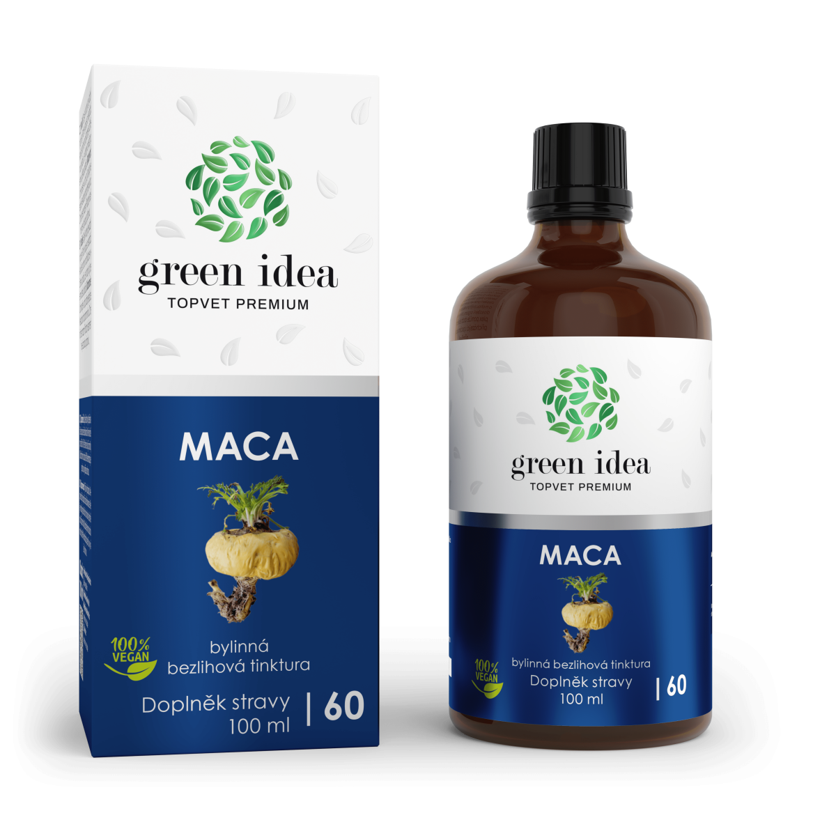 Maca – bezliehová tinktúra 100 ml – Green idea