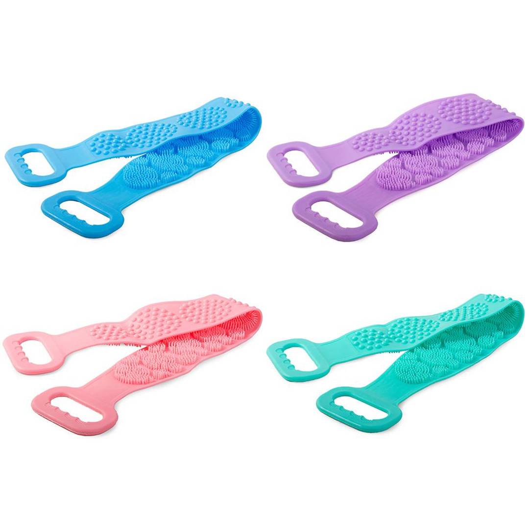 Masážny pás na umývanie a masírovanie ružový 15745