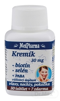 MedPharma krémÍK 30mg+Biotín+Selén+PABA