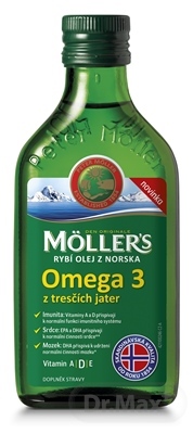 MOLLER´S Omega 3 RYBÍ OLEJ Natur