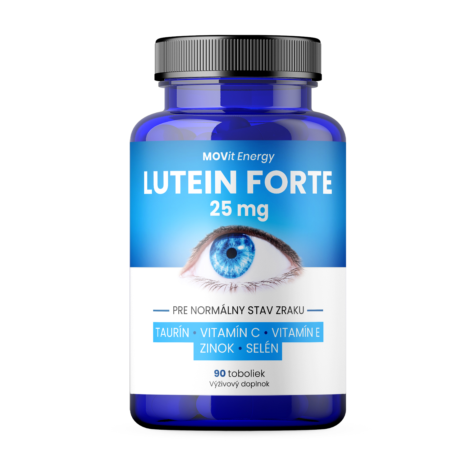 MOVit Lutein Forte + Taurín, 90 toboliek