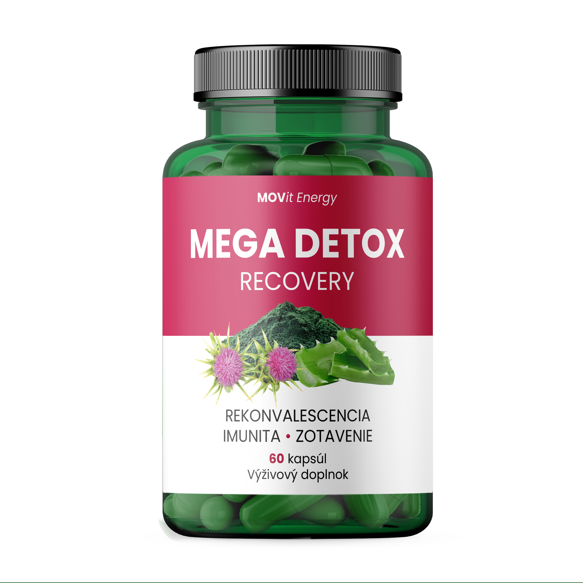 MOVit MEGA DETOX RECOVERY, 60 kapsúl