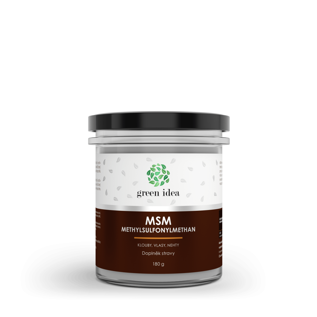 MSM - metylsulfonylmetán 180 g - Green idea