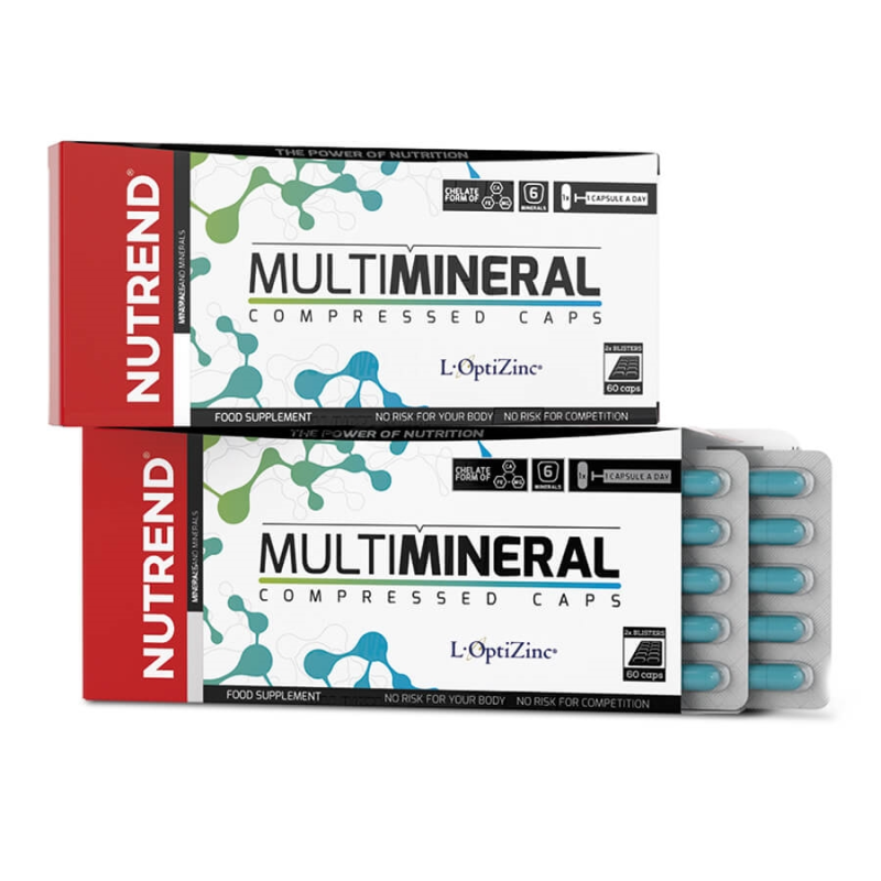 MULTIMINERAL COMPRESSED CAPS 60 kapsúl