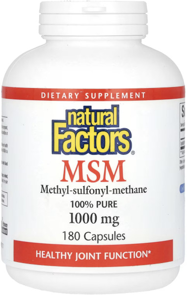 Natural Factors MSM 180 cps
