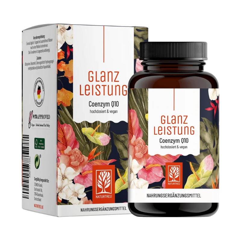 Naturtreu Brilantný výkon Koenzým Q10 200 mg, 90 kapsúl