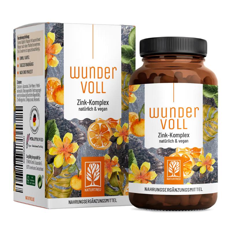 Naturtreu Úžas - Zinok a Vitamín C, 90 kapsúl