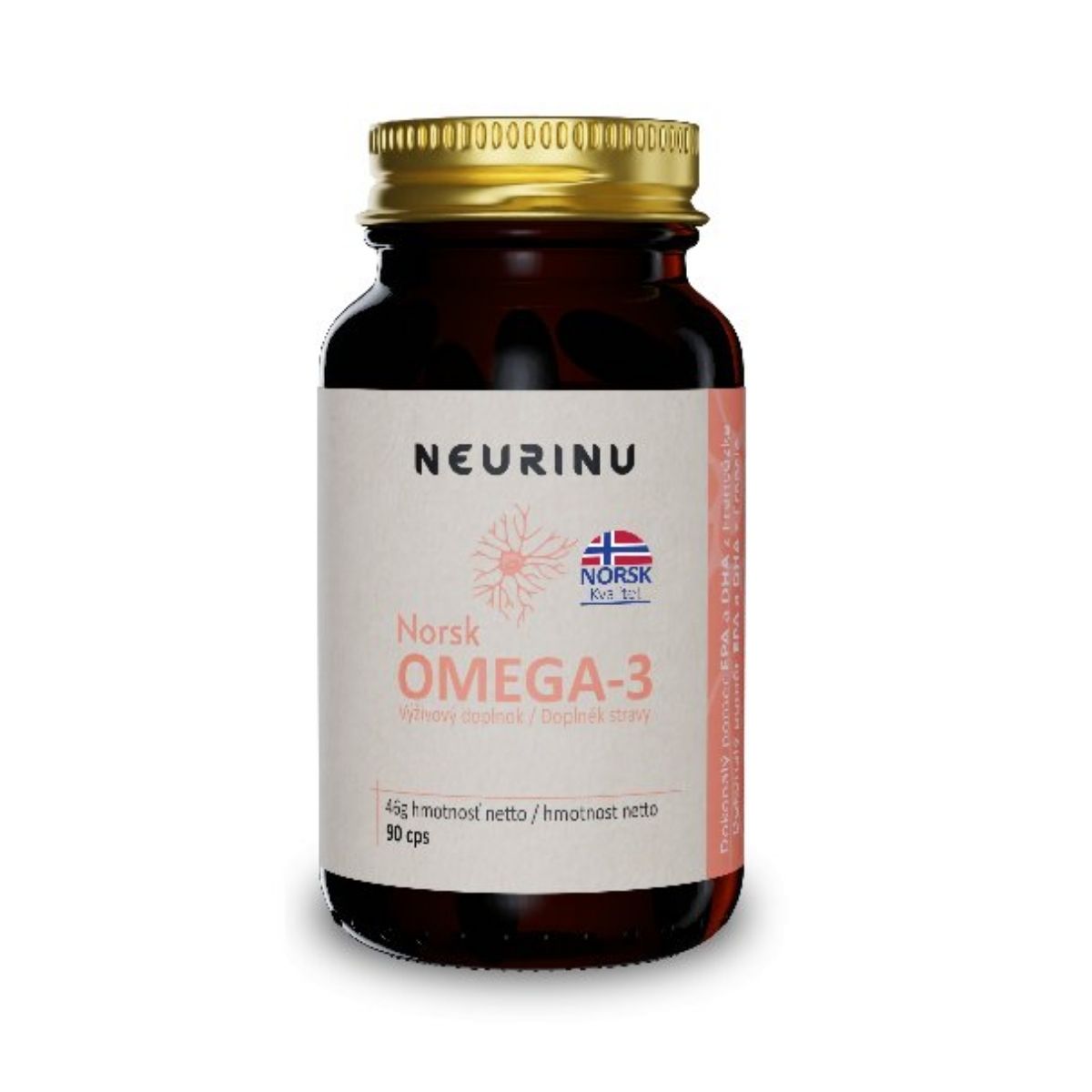 NEURINU Norsk Super OMEGA-3 - 90 kapsúl