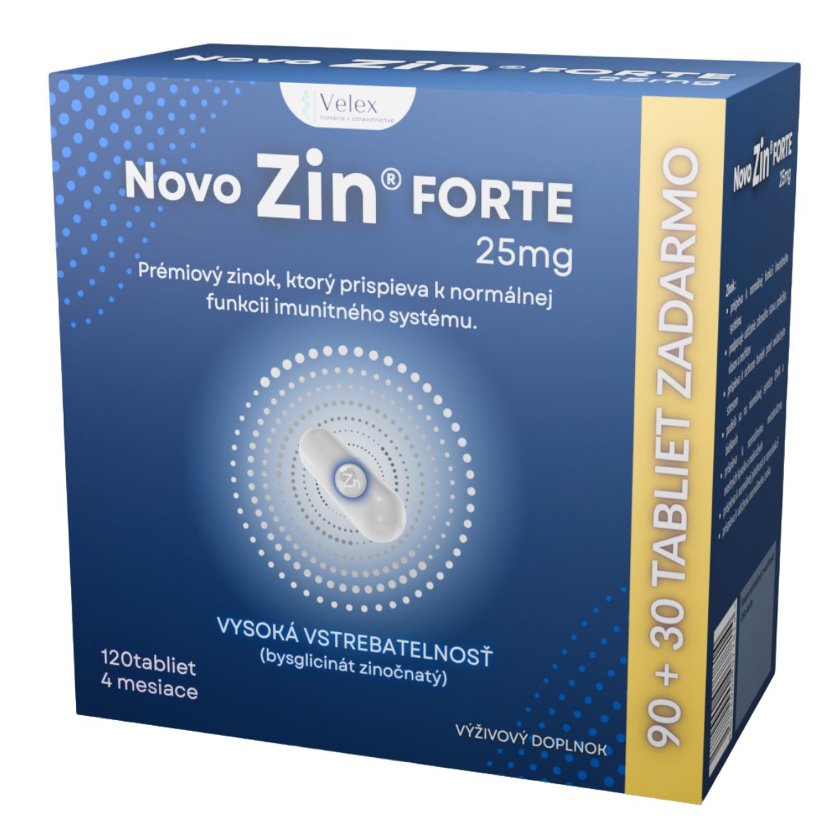 Novo Zin Forte 25mg