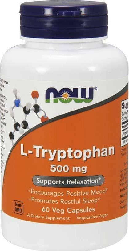 Now Foods L-tryptofán 500 mg