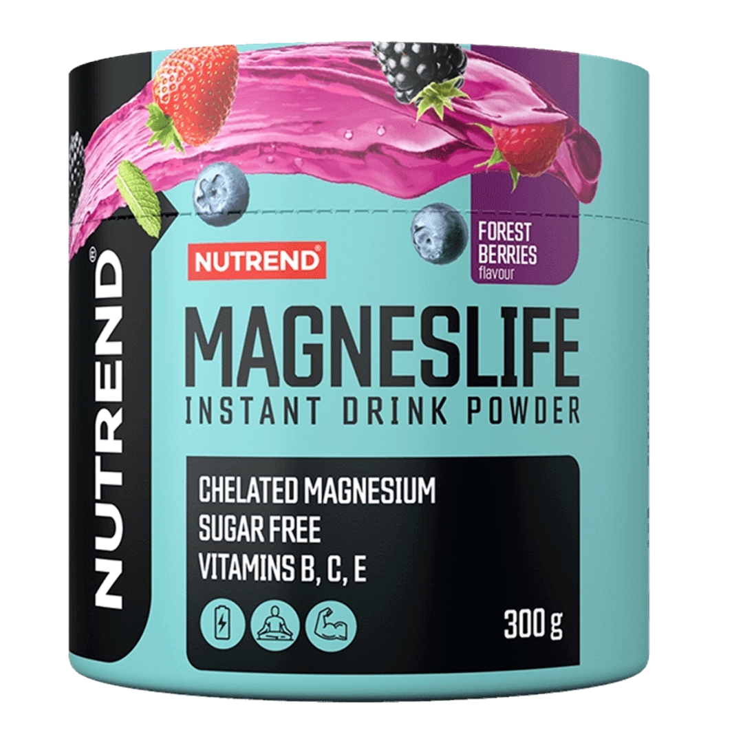 Nutrend MAGNESLIFE INSTANT DRINK POWDER, 300 g, citrón