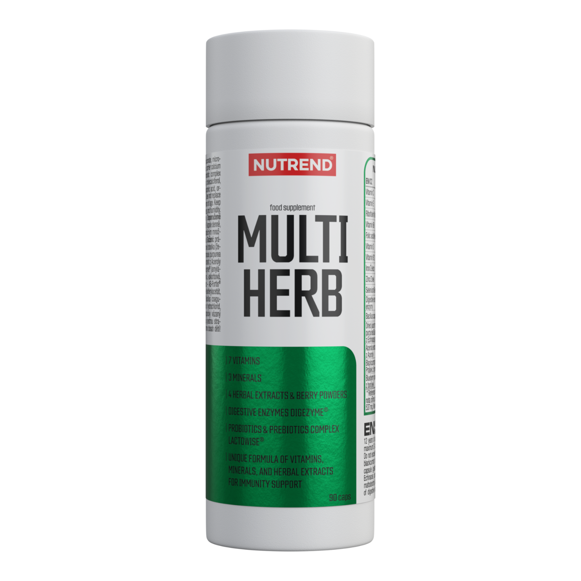 Nutrend MULTIHERB CAPS 90 kapsúl