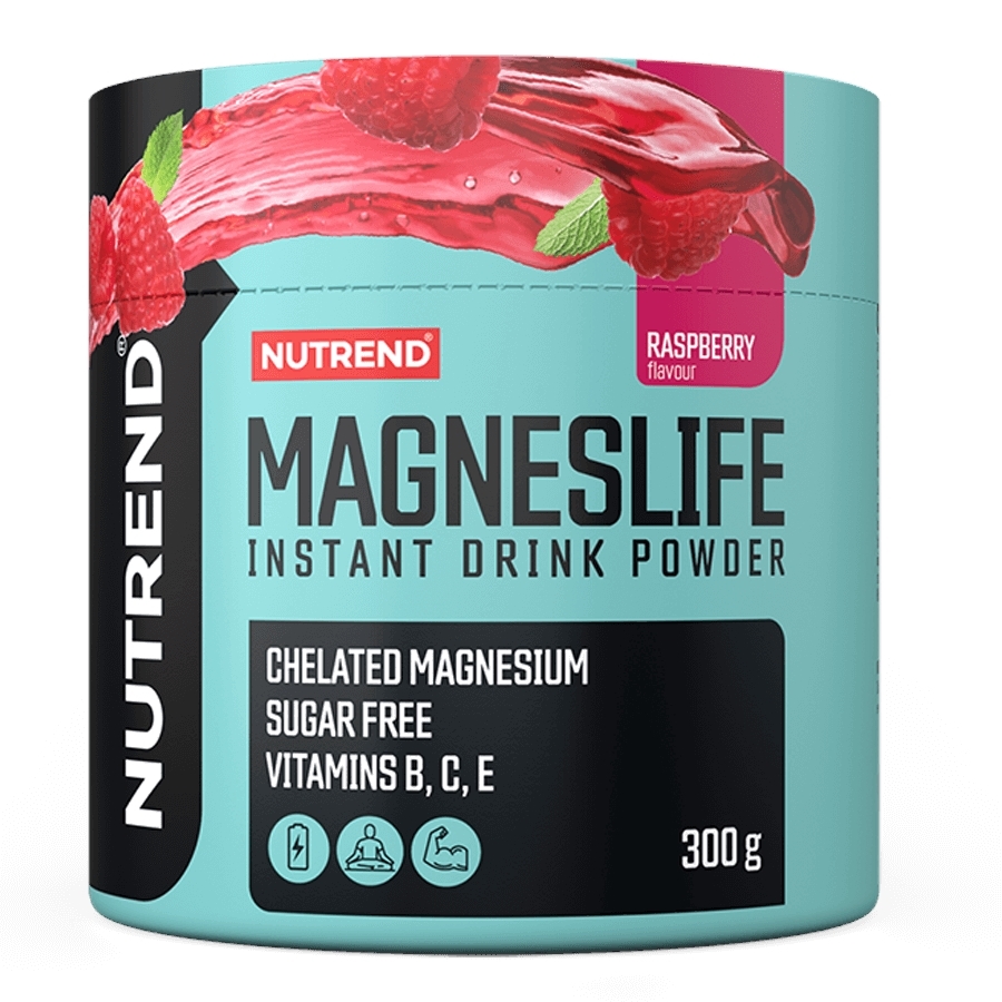 Nutrend Nutrend MAGNESLIFE INSTANT DRINK POWDER, 300 g, malina