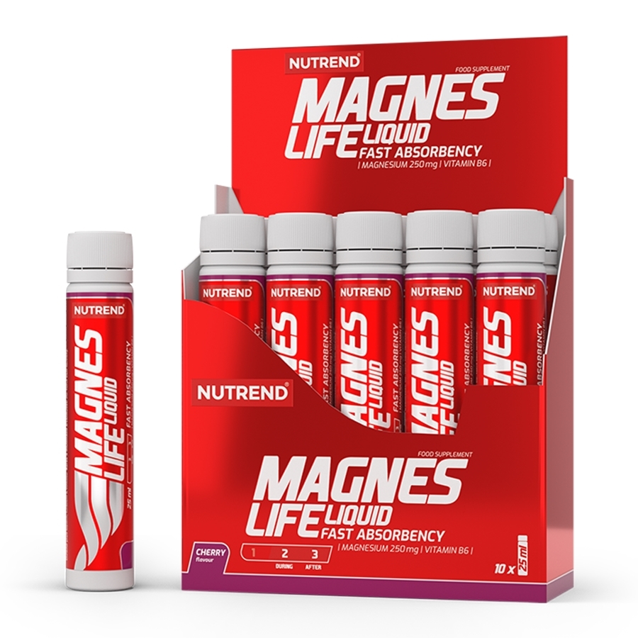 Nutrend Nutrend MAGNESLIFE - višňa, 10x25 ml