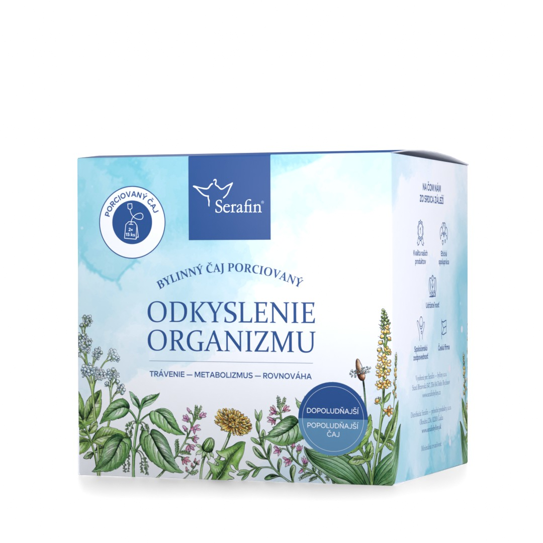 Odkyslenie organizmu - porciovaný bylinný čaj 60 g