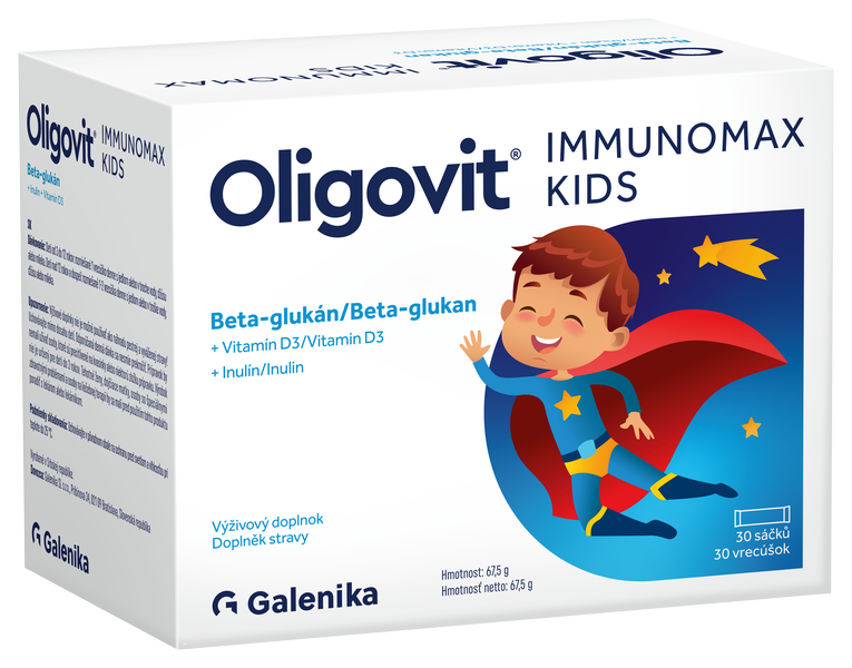 Oligovit IMMUNOMAX KIDS Beta-glukán
