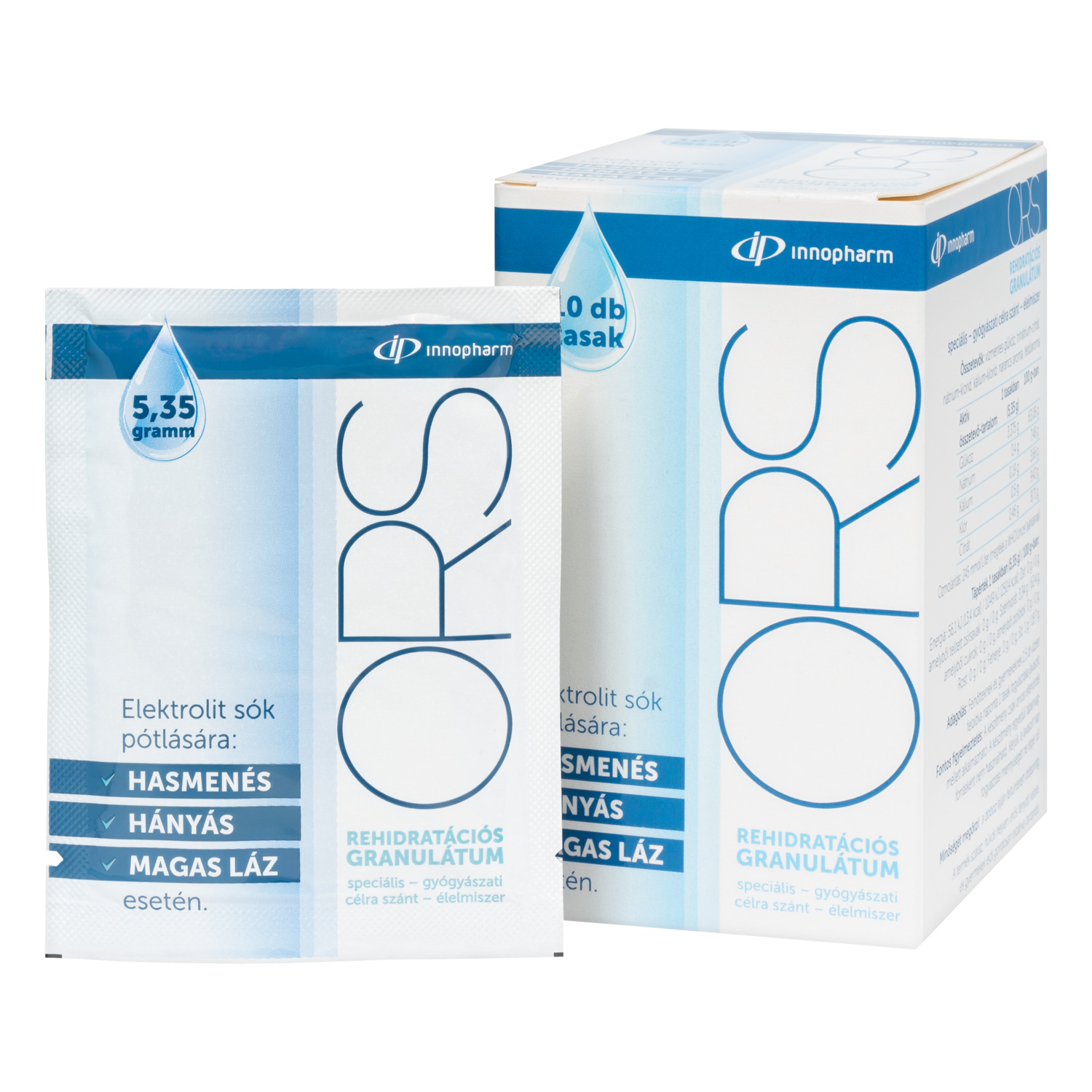 ORS perorálny rehydratačný granulát, soľný