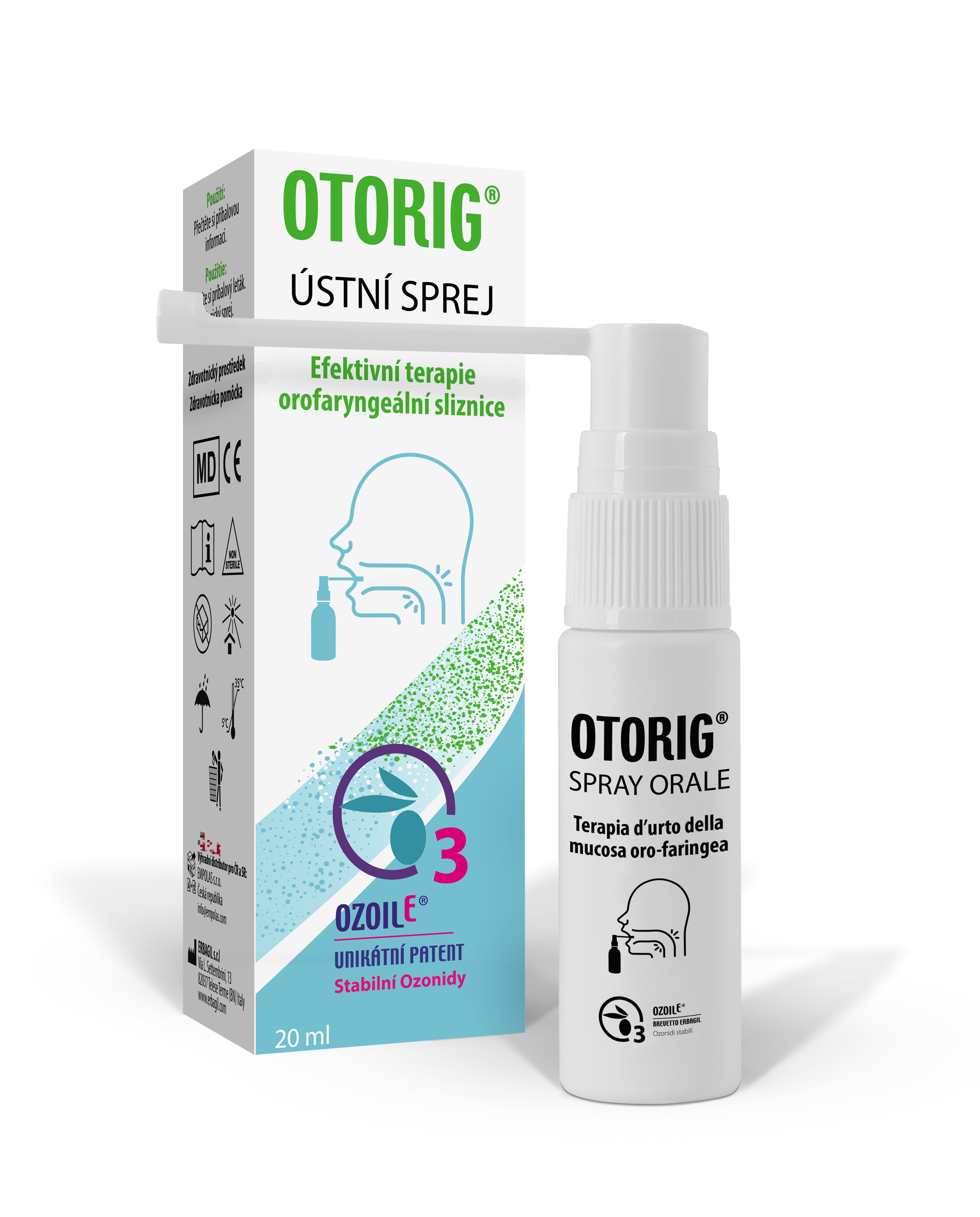 Ozonidy OTORIG ústny sprej