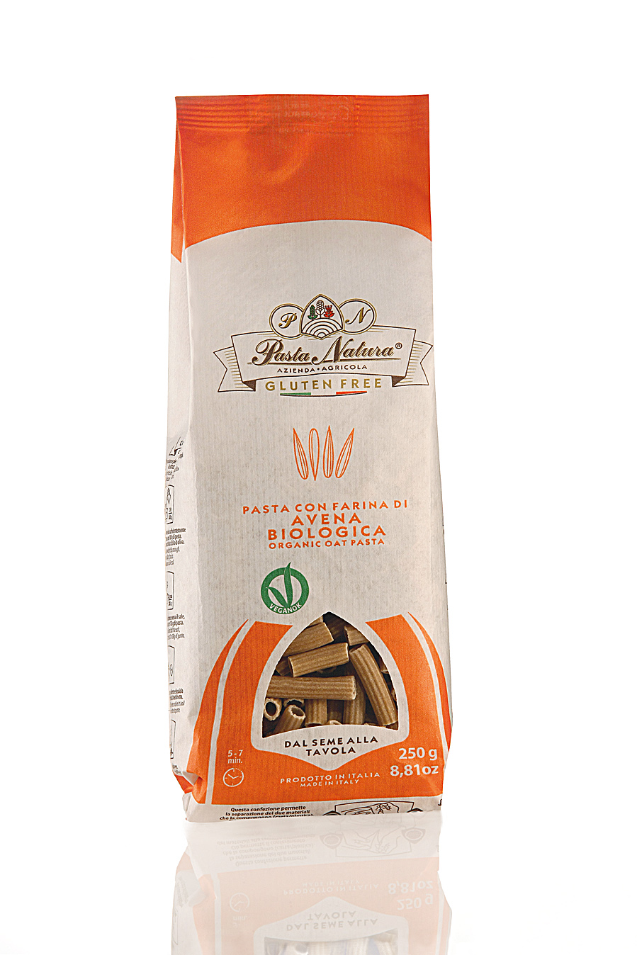 PASTA NATURA Ovsené cestoviny BIO Makaróny