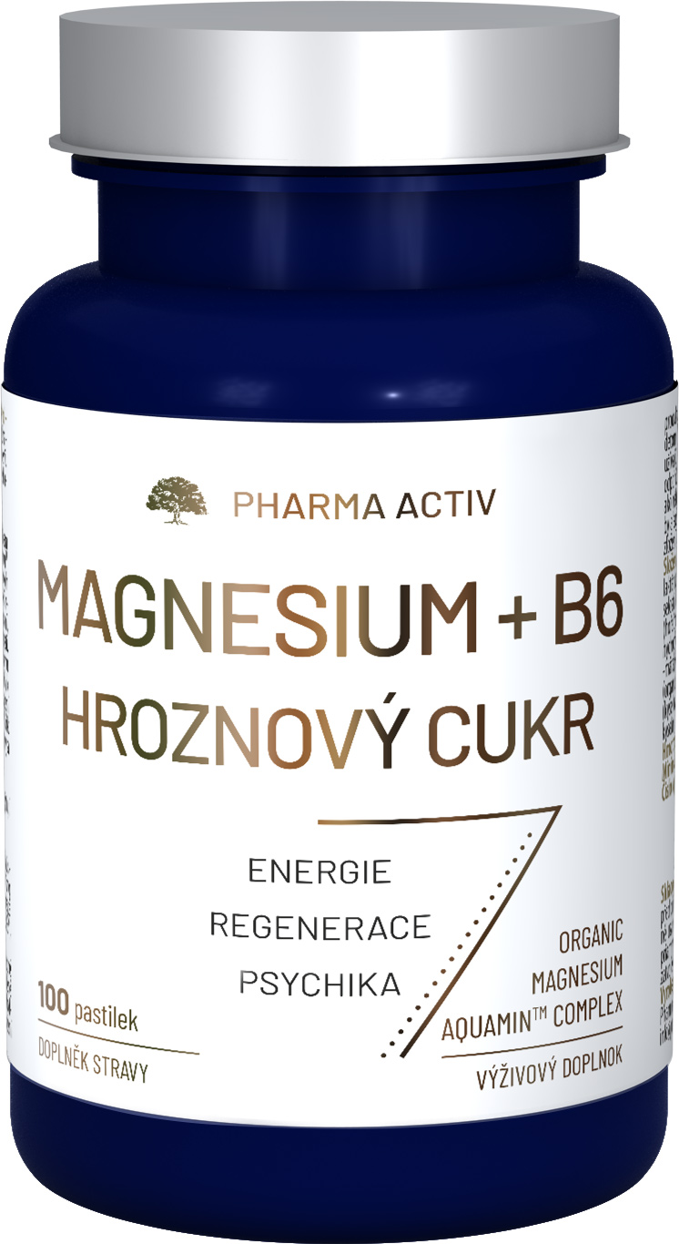 Pharma Activ MAGNESIUM + B6 Hroznový cukor