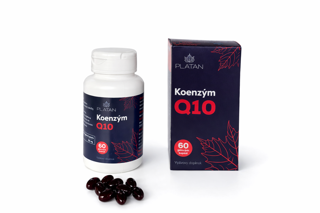PLATAN Koenzým Q10 100mg 60 gélových kapsúl