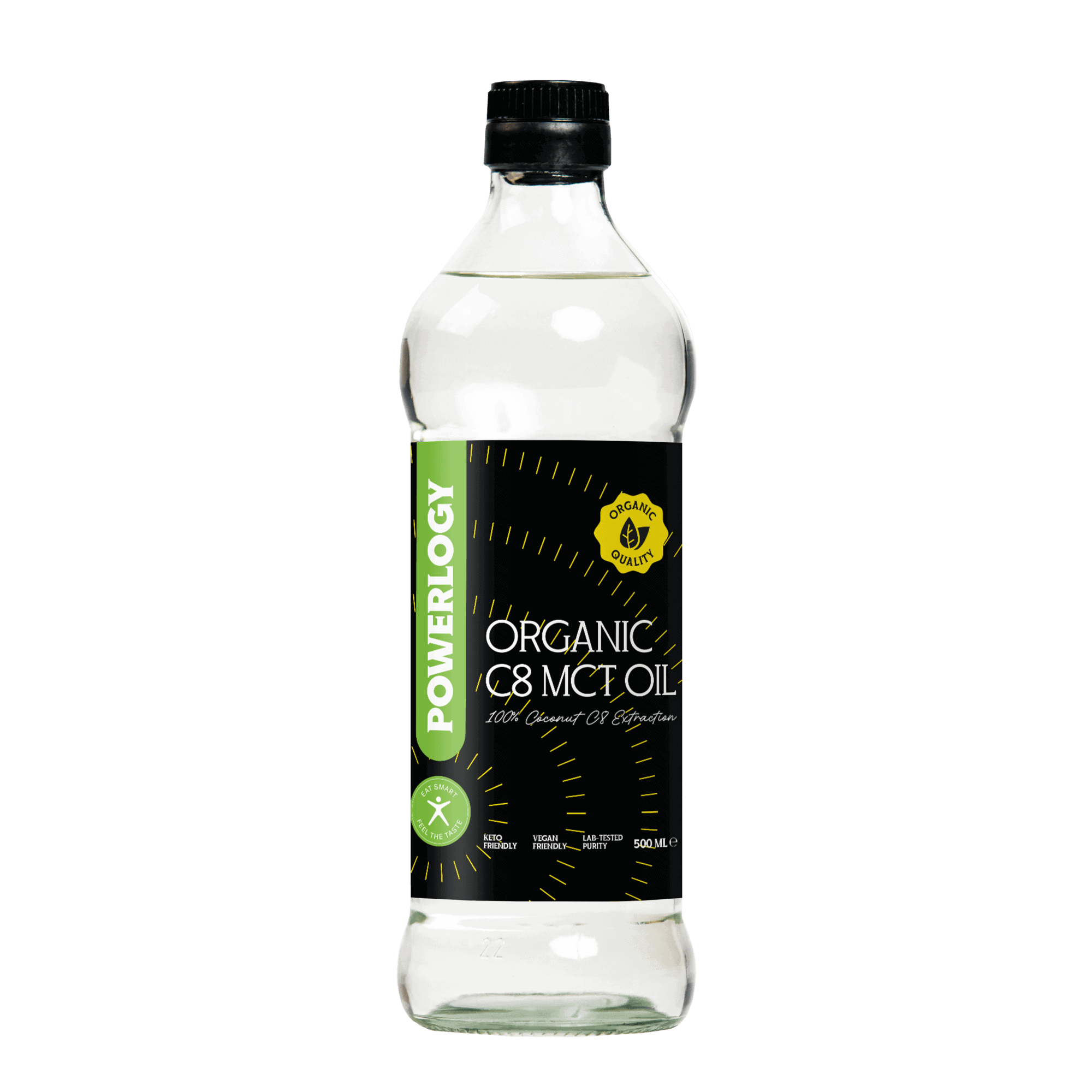 Powerlogy Organic C8 MCT Oil