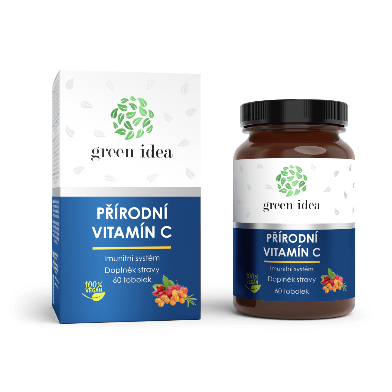 Prírodný vitamín C - 60 kapsúl - Green idea