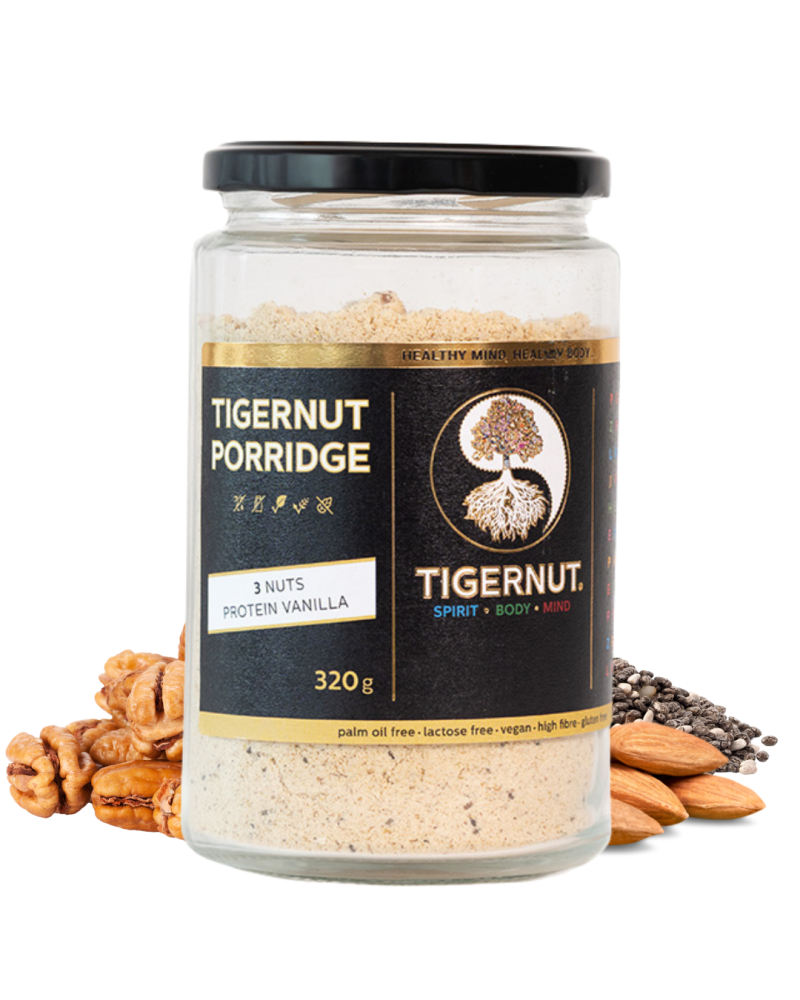 Proteínová kaša s orechami