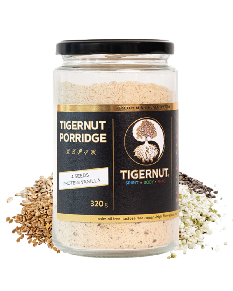 Proteínová kaša so semiačkami