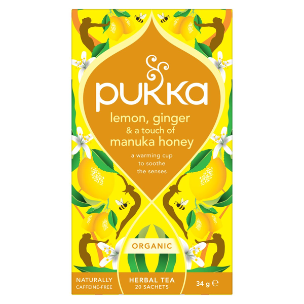 Pukka BIO Lemon Ginger Mankuka Honey