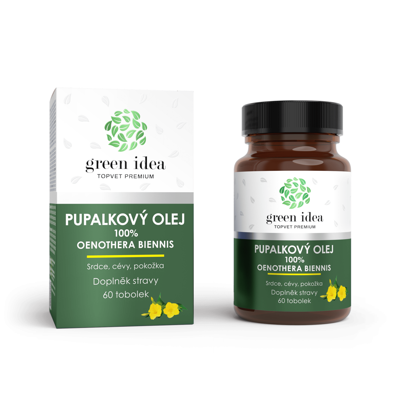 Pupalkový olej - 60 kapsúl - Green idea